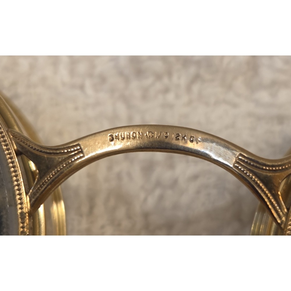 Incredible Antique Shuron 12K GF Surgeon Doctor Jewelers Glasses +3 C. 1890-1910 - Picture 7 of 13